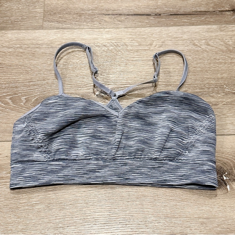 Vs Pink Racerback Sports Bra Grey Size Medium